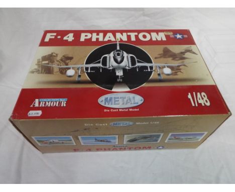 Armour Collection Aircraft Models - a boxed 1:48 scale model depicting a US.Navy F-4 Phantom aircraft 'Screaming Eagle' # 980