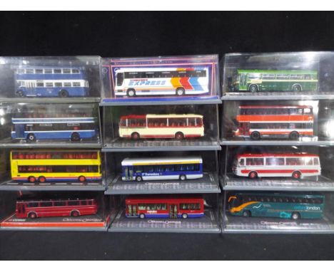 Corgi Original Omnibus - twelve diecast scale models of buses and coaches, all appear mint in transparent cases