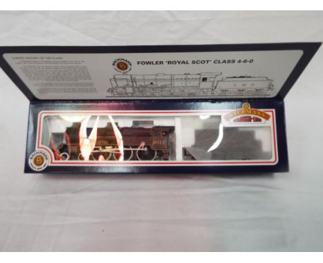 Bachmann - an OO scale model locomotive 4-6-0 Fowler Royal Scot Class op no 6112 'Sherwood Forester', LMS maroon livery, # 31