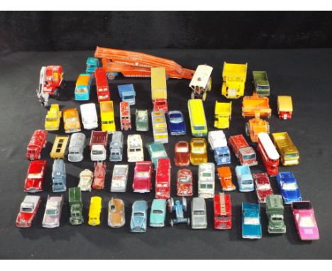 Diecast - Matchbox, Lesney - approximately 60 unboxed predominantly 1:64 scale diecast vehicles, including #32 E Type Jaguar,