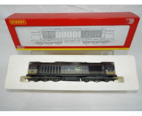 Hornby - an OO scale model Co-Co diesel class 58 diesel electric locomotive, op no 58050, weathered finish # R 2252, appears 