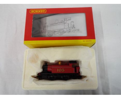 Hornby - an OO gauge 0-4-0T tank locomotive, Private Owner Industrial Locomotive, op no 105 # 2129, appears mint in m window 