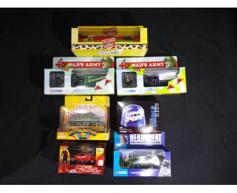 Diecast - corgi - seven boxed diecast vehicles in various scales predominantly with TV / film related theme to include CC9911