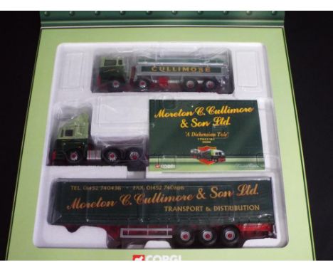 Diecast - Corgi - a boxed 1:50 scale limited edition set No. CC99154 Moreton C. Cullimore &amp; Son Ltd, set contains ERF ECS