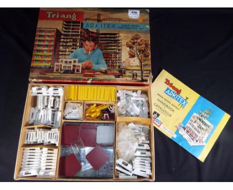 Triang Arkitex - an OO/HO scale model construction kit in original box with handbook and catalogue (item not checked for comp