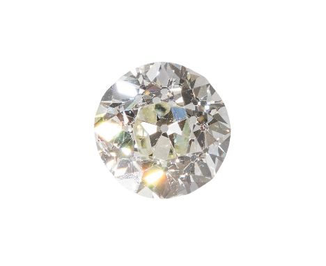 Loser Altschliffdiamant von ca. 1 ct, ca. GW (K)/SI, leicht unrund und mit Kerben an der Rondiste.| Loose old-european-cut di