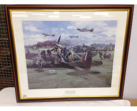 LIMITED EDITION COLOUR PRINT MICHAEL TURNER "STRUGGLE FOR VICTORY"