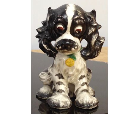 W. GOEBEL SEATED SPANIEL DOG "BUTCH" DATED 1958 MODEL STAE 21 14CM 