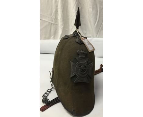 2ND WILTSHIRE RIFLE VOLUNTEER CORP HELMET 