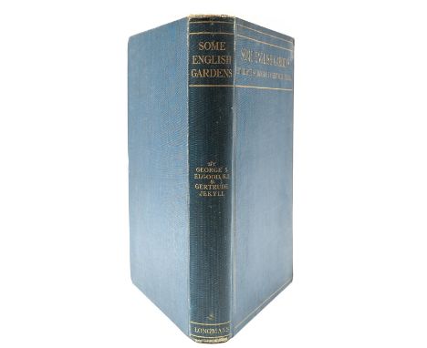 'Some English Gardens', drawings by George S. Elgood, notes by Gertrude Jekyll. Longmans Green and Co, London, 1904 (First Ed