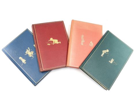 A.A. Milne, Winnie-The-Pooh books: First Edition of Winnie-the-Pooh, Methuen & Co, 1926, 8vo green cloth and gilt binding wit