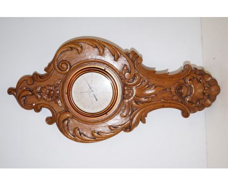 Rococo style wall barometer 