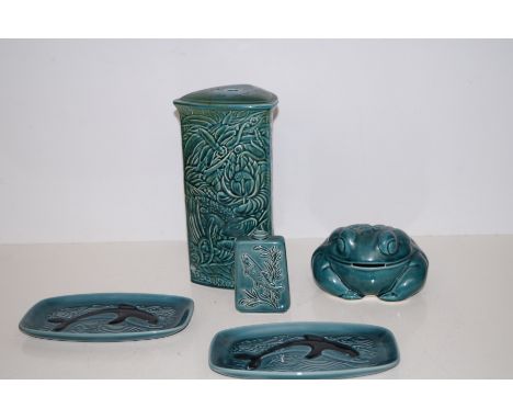 Five pieces of Poole Pottery