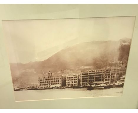 A large collection of various late 19th Century and onwards photographic images of Hong Kong, etc, to include "Des Veoux Road