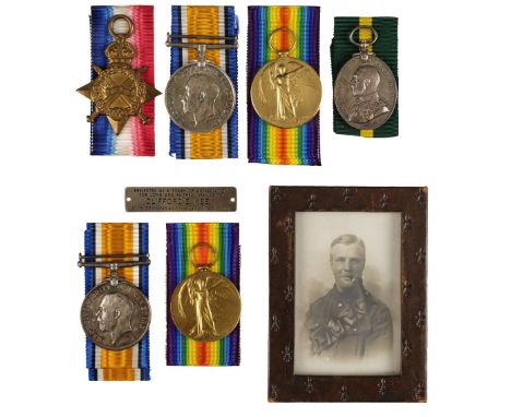 * Family Group. A WWI group of four to Sergeant G.A. Keey, Royal Army Service Corps 1914-15 Star (T-3005 Sjt. G.A. Keey, A.S.