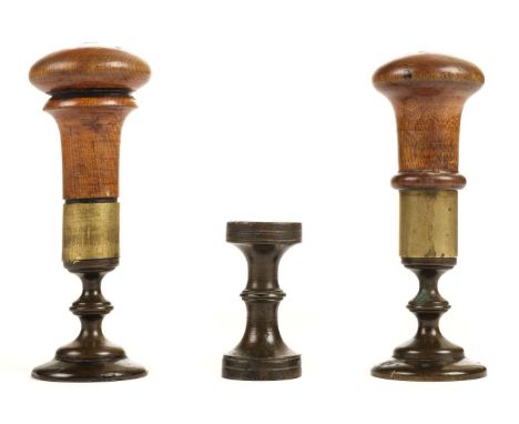 * Desk Seal. A Victorian Loyal Orange Lodge desk seal circa 1850, the brass seal incised 'Loyal Institution of England. Alber