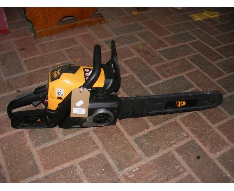 A JCB Model CS38 petrol powered chainsaw 