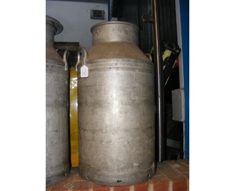 An old Unigate Creameries Ltd. 10 gallon milk churn (no lid) 