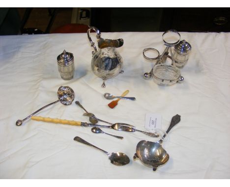 Silver flatware, pickle fork etc.