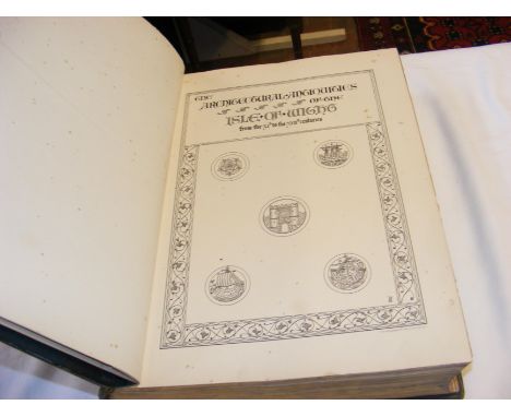 Percy Stone - The Architectural Antiquities of The Isle of Wight, 1891, two volumes bound into one   CONDITION REPORT Good co