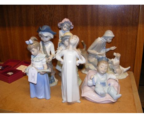Lladro and Nao figurines 