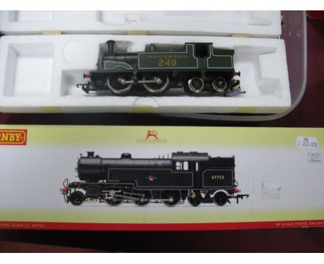 Two Hornby "00" Gauge Locomotives, #2914 Thompson LI 2-6-4 locomotive, R/No 67722, late BR black livery, DCL ready, boxed. #R