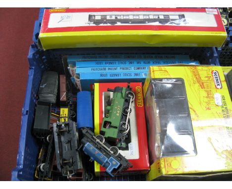 A Quantity of "OO" Gauge Locomotives, rolling stock, radius points, lineside building by Hornby, Peco, Scenix including Hornb