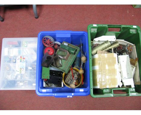 A Quantity of mainly Toy Shop Live Steam Accessories And Components, predominantly Mamod based including 0-4-0 locomotive, st