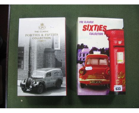 Two Boxed Sets of Three Diecast Model Vehicles by Corgi, 1:43rd scale Limited Edition of 3000, The classic Forties & Fifties 