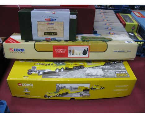 Three Boxed Corgi 1:50th Scale Diecast Commercial Vehicles, including #17702 'Wimpey'  Scammel  Constructor (x2) and twenty f