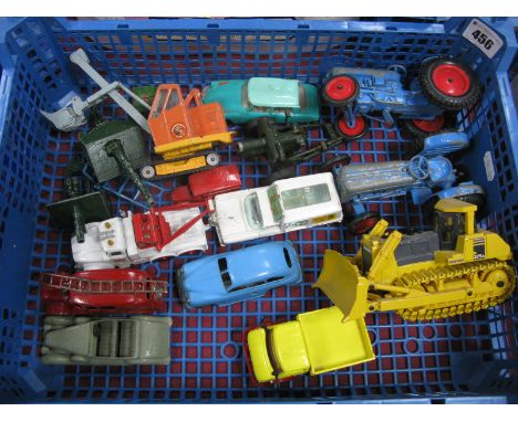 A Quantity of Diecast Vehicles, by Dinky, Corgi, Britains and others. All playworn.