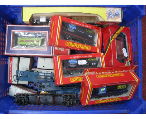 A Tri-ang "OO" Gauge #R758 Hymeck Diesel Locomotive, BR livery, R/No. D7063, playworn. A quantity of "OO" gauge rolling stock