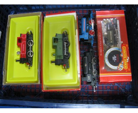 Five 'OO' Scale 0-4-0 Locomotive, all steam outline by Hornby, Triang. All different, three boxed, playworn.