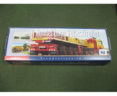 A Zon Model Holland 1:50th Scale Diecast Model #9801 Nooteboom Ballast Trailer six axle, Boxed