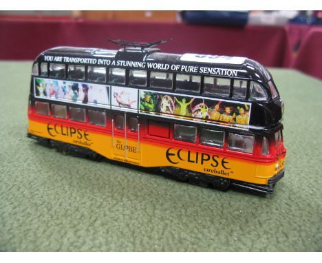A "OO" Scale Bachmann Model of a Motorised Blackpool Tram.
