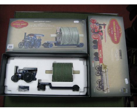 Two Boxed Corgi 1:50th Scale Diecast Model Steam Engines, #80102 John Fowler & Co (Leeds) Ltd, Fowler B6 Road Locomotive (Tal