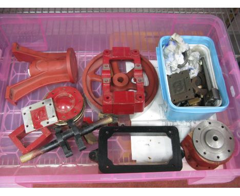 Machined and Part Painted Components for a Stuart Steam No. 5A Vertical Steam Engine, with flywheel and two sets of plans. Un