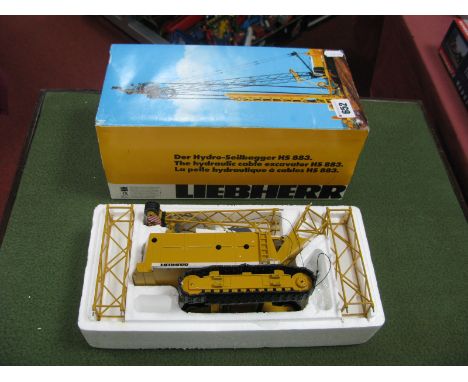 A Boxed Conrad (Germany) 1:50th Scale Diecast Model, #2832  hydraulic cable excavator HS883 'LIEBHERR'.