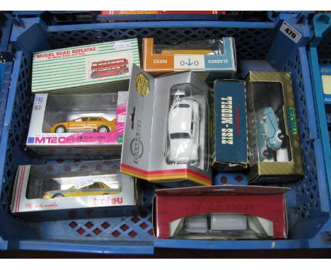 Eight Boxed Diecast Model Vehicles, by Corgi, Vitesse, Trofeu, AHC and other including Trofeu Mitsubishi Galant VR4 Madeira T