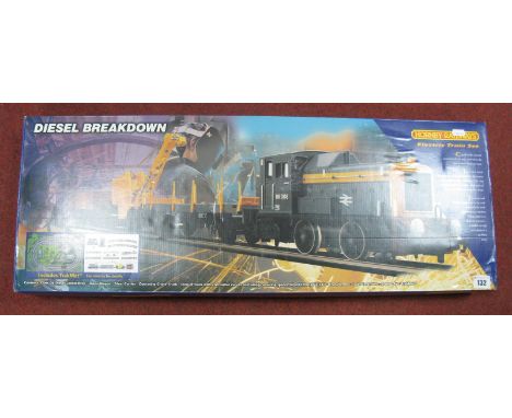 A Boxed Hornby "OO" Gauge Diesel Breakdown Train Set, comprising of0-4-0 Class 06 Diesel Locomotive, R/No.06 008, Open Wagon,