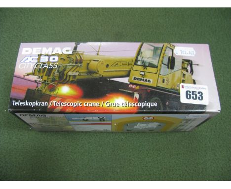 A Conrad 1:50th Scale Diecast Model #2089/0 Demag AC 30 City Class Telescopic Crane, boxed.