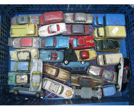 A Quantity of Diecast Corgi Vehicles, including Man From U.N.C.L.E 'Thrush Buster' Oldsmobile Super 88, playworn.