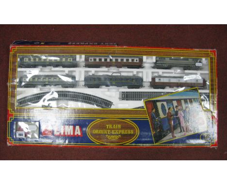 A Boxed Lima "HO" Gauge Orient Express Train Set, comprising of SNCF Electric Locomotive R/No. BB9288 'Pantographs on Roof', 