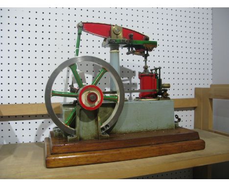 An Engineered Live Steam Beam Engine, by Stuart. Incorporating the Watts Parallel Motion. One inch bore x 2 inch stroke, well
