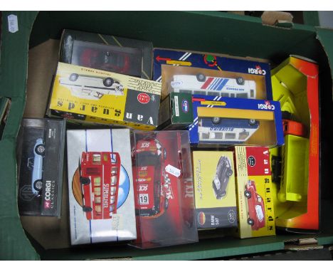 A Quantity of Boxed Diecast Model Vehicles By Corgi, Vanguards, Solido and others including Corgi 'C771 autobus 'Air france',