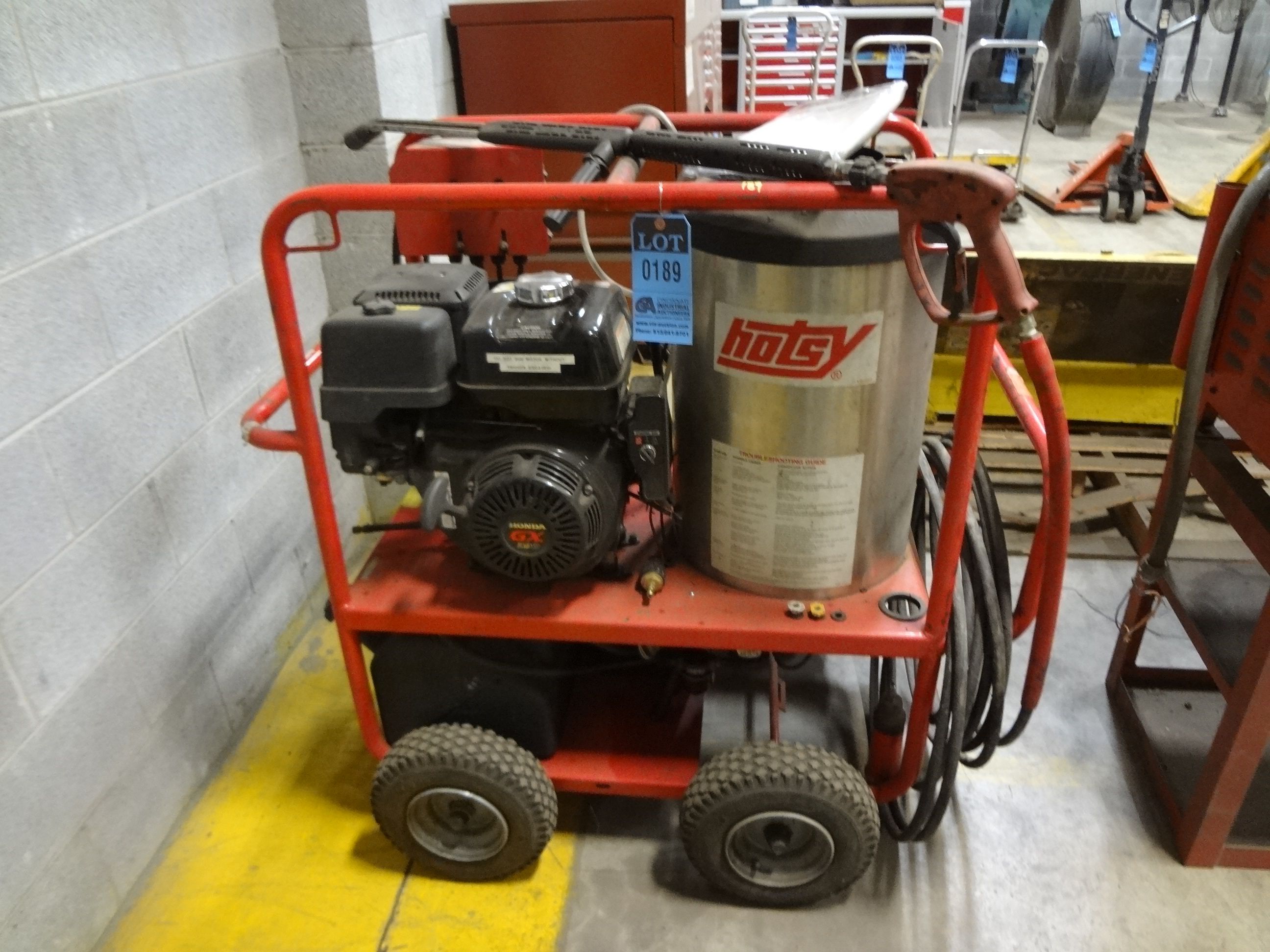 4,000 PSI HOTSY MODEL 1075SSE GASOLINE POWER PORTABLE STEAM CLEANER (NEW 2012)