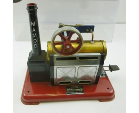 A "MAMOD" LIVE STEAM STATIONARY ENGINE 