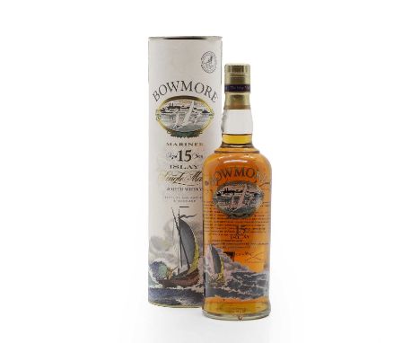 Bowmore - 15 years old  Mariner Islay Single Malt Scotch Whisky, 43%, 70cl, (1)Please note we cannot guarantee condition of c