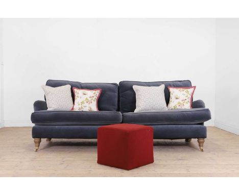 Two pairs of cushions, of recent manufacture, in Vaughan and Pierre Frey fabric,larger 45 x 45cm,together with an upholstered