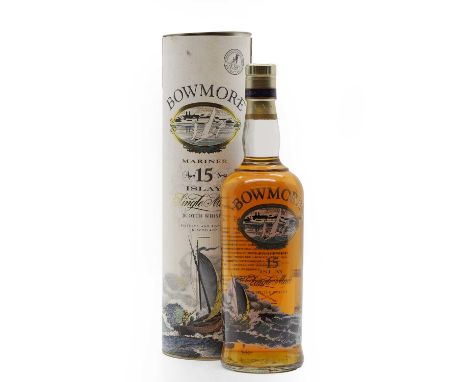 Bowmore - 15 years old  Mariner Islay Single Malt Scotch Whisky, 43%, 70cl, (1)  Please note we cannot guarantee condition of